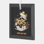 GELUKKIG NIEUWJAAR 2025 ORNAMENT (Voorkant links)