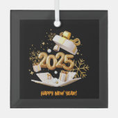 GELUKKIG NIEUWJAAR 2025 ORNAMENT (Voorkant)