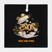 GELUKKIG NIEUWJAAR 2025 ORNAMENT (Achterkant)