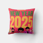 Gelukkig Nieuwjaar 2025 Sierkussen (Achterkant)