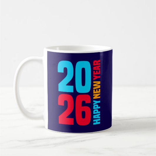 Gelukkig Nieuwjaar 2026-34568 Koffiemok (Links)