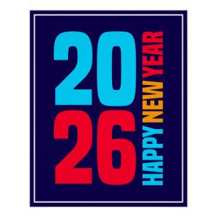 Gelukkig Nieuwjaar 2026-34568 Perfect Poster