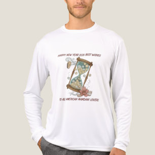 Gelukkig Nieuwjaar 2026 Beste Wensen aan Amerikaan Tri-Blend Shirt