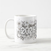 gelukkig nieuwjaar 2026 koffiemok (Links)