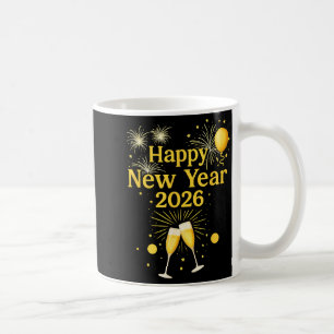 Gelukkig nieuwjaar 2026  koffiemok
