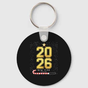 Gelukkig Nieuwjaar 2026 Loading Funny New Years Ev Sleutelhanger