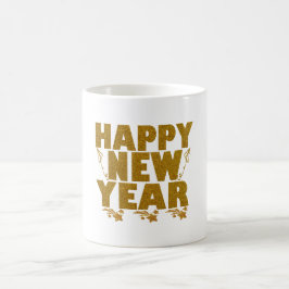 Gelukkig Nieuwjaar 2026 Matching Familie NYE-feest Koffiemok