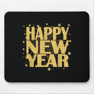 Gelukkig Nieuwjaar 2026 New Years Eve Party Countd Muismat