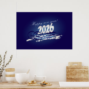 Gelukkig nieuwjaar 2026 poster