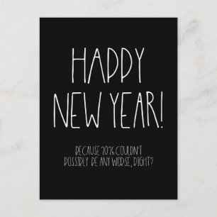 Gelukkig Nieuwjaar 2026 Sarcastisch Briefkaart
