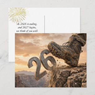 Gelukkig nieuwjaar 2027  briefkaart