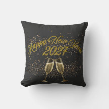 Gelukkig Nieuwjaar 2027 Kussen Werpen