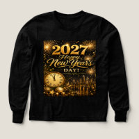 Gelukkig Nieuwjaar 2027 | Luxe Gouden Vuurwerk