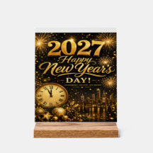 Gelukkig Nieuwjaar 2027 | Luxe Gouden Vuurwerk