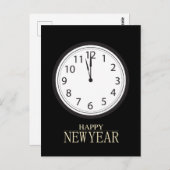 Gelukkig nieuwjaar! briefkaart (Voorkant / Achterkant)