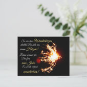 Gelukkig nieuwjaar! briefkaart (Staand voorkant)