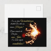 Gelukkig nieuwjaar! briefkaart (Voorkant / Achterkant)