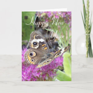 Gelukkig Nieuwjaar / Butterfly Rev 21:5 Feestdagen Kaart