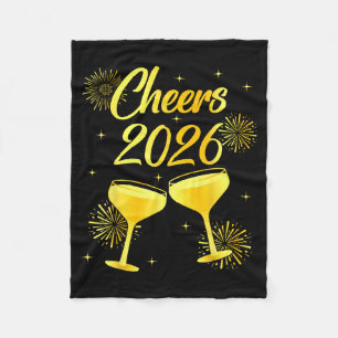 Gelukkig Nieuwjaar Champagne Gelukkig Nieuwjaar 20 Fleece Deken