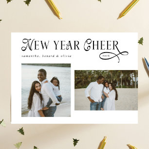 Gelukkig Nieuwjaar Cheers Modern Family  Fotocolla Feestdagenkaart