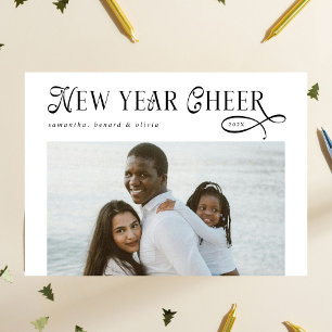 Gelukkig Nieuwjaar Cheers Modern Family  Fotocolla Feestdagenkaart