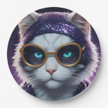 Gelukkig Nieuwjaar-feest - Kat in vermomming