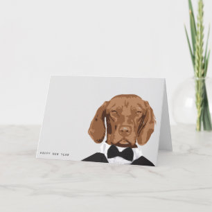 Gelukkig nieuwjaar feestdagen kaart