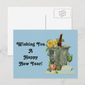  gelukkig nieuwjaar feestdagenkaart (Voorkant / Achterkant)