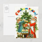 Gelukkig Nieuwjaar! Feestdagenkaart (Voorkant / Achterkant)