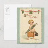 Gelukkig Nieuwjaar Feestdagenkaart (Voorkant / Achterkant)