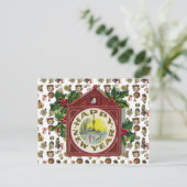  gelukkig nieuwjaar feestdagenkaart (Staand voorkant)