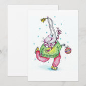 Gelukkig nieuwjaar feestdagenkaart (Voorkant / Achterkant)