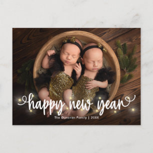 Gelukkig Nieuwjaar Fotokaart Feestdagenkaart