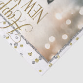 Gelukkig nieuwjaar Fox Tissuepapier (Detail)