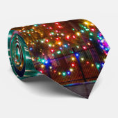 Gelukkig nieuwjaar | Funny Fireworks Pattern Stropdas (Opgerold)