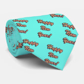 Gelukkig Nieuwjaar! (Gele tekst) Stropdas (Opgerold)