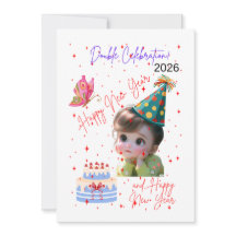 Gelukkig Nieuwjaar & Gelukkige Verjaardag Dubbele 