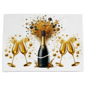 Gelukkig nieuwjaar groot cadeauzakje (Voorkant)