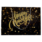 Gelukkig nieuwjaar groot cadeauzakje (Achterkant)