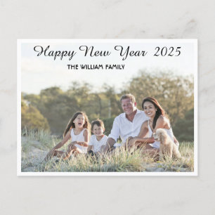 Gelukkig Nieuwjaar Kalligrafie 2 Foto Vakantie Pos Feestdagenkaart