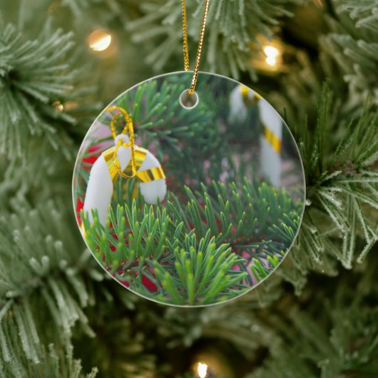 Gelukkig nieuwjaar keramisch ornament (Boom)