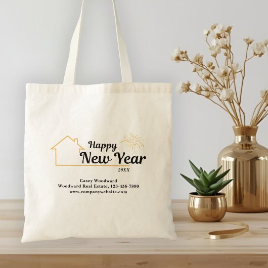 Gelukkig nieuwjaar | Klantwaardering onroerend goe Tote Bag