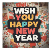 Gelukkig nieuwjaar kubus (Rechts)