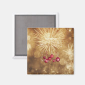 Gelukkig nieuwjaar magneet (Voorkant / Achterkant)