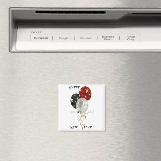 Gelukkig Nieuwjaar Magneet (Insitu (Vaatwasser))