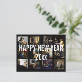 Gelukkig nieuwjaar met Johannes Vermeer Patchwork Briefkaart (Staand voorkant)