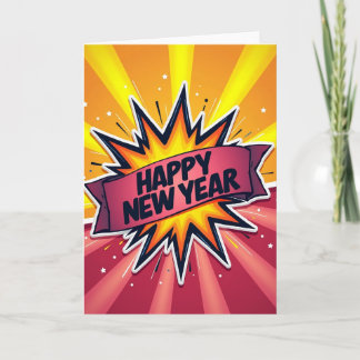 Gelukkig Nieuwjaar Pop Kaart