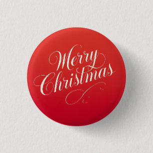 Gelukkig Nieuwjaar Prettig Kerstfeest Vakantieperi Ronde Button 3,2 Cm