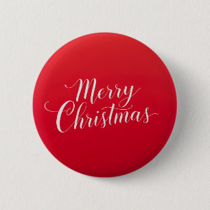 Gelukkig nieuwjaar Prettig kerstfeest Vakantieseiz Ronde Button 5,7 Cm