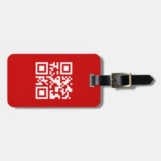 Gelukkig nieuwjaar! — QR-code Bagagelabel (Voorkant horizontaal)
